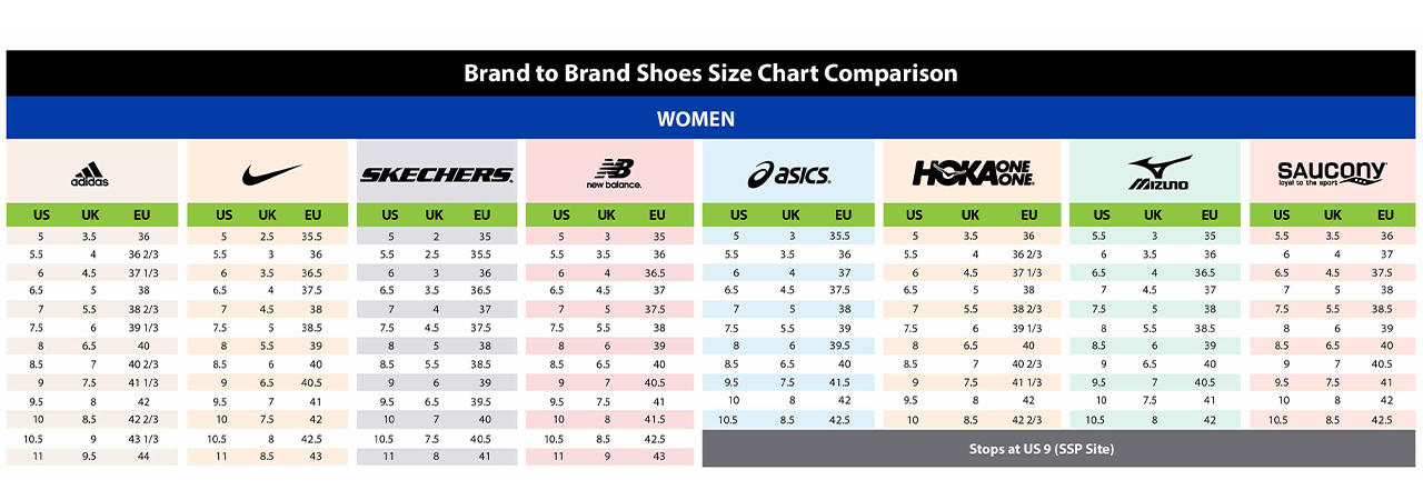 Size Chart SUPERSPORTS